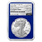 2026-W $1 1-oz Proof American Silver Eagle NGC PF70UC FDI ALS Label Blue Core