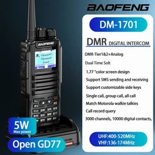 GD77 GPS Dual Mode Analog And Digital Walkie Talkie VHF 136-174 UHF 4