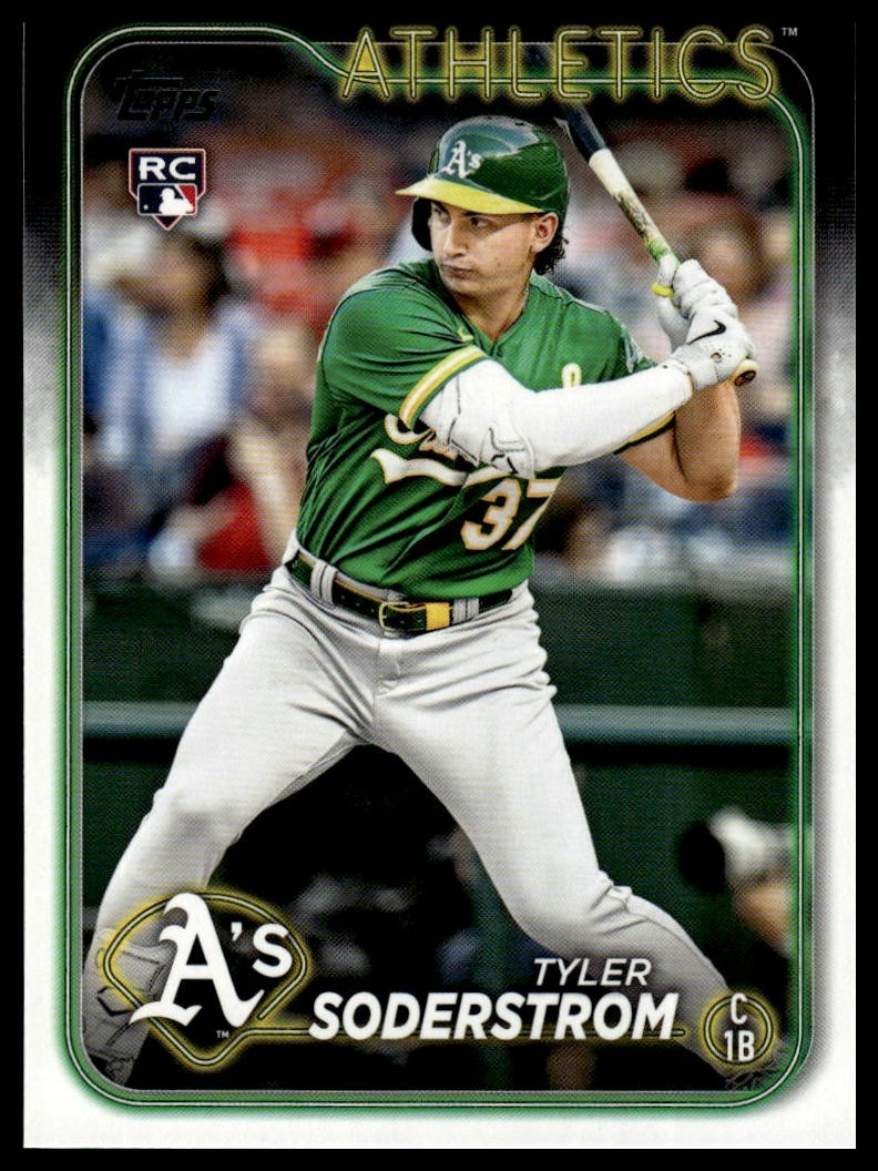 2024 Topps #244 Tyler Soderstrom Oakland Athletics RC
