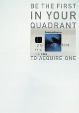 American Express Blue Vintage Postcard
