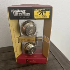 Kwikset Ultramax Titanium Alloy Throwbolt Core Double Cylinder Deadbolt New