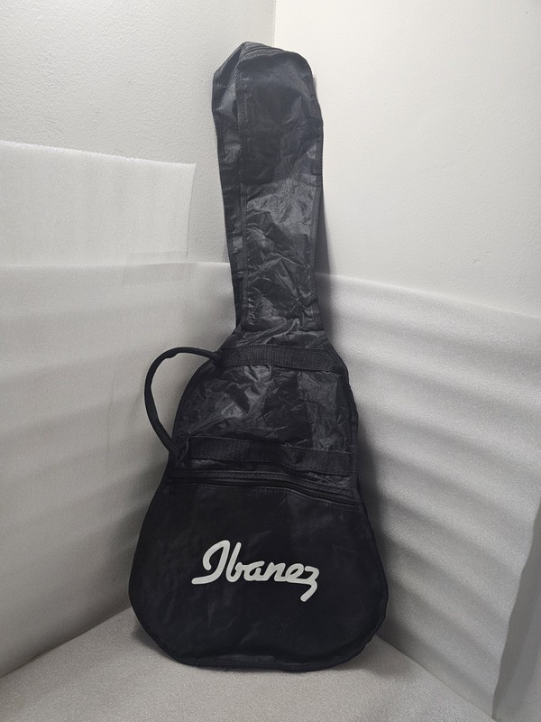 Ibanez Soft Shell Black Nylon Guitar Carrying Case Gig Bag W/Adjustable Straps