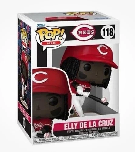 Funko POP! MLB Cincinnati Reds Elly De La Cruz Figure #118 + Protector