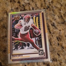 Panini Donruss Optic 2025 Prizm Zach Ertz #156 Washington Commanders