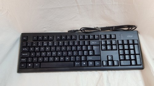 NEW Logik LFSWDKB23 Wired UK USB Wired Keyboard With Numeric Keypad - Photo 9/13