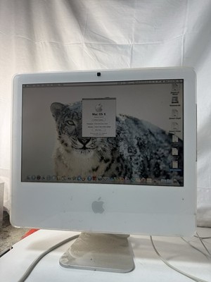 Apple iMac A1208 17'' Core 2 Duo 2.0GHz 2GB 250GB ATI X1600 OS X 10.5.1 WORKING