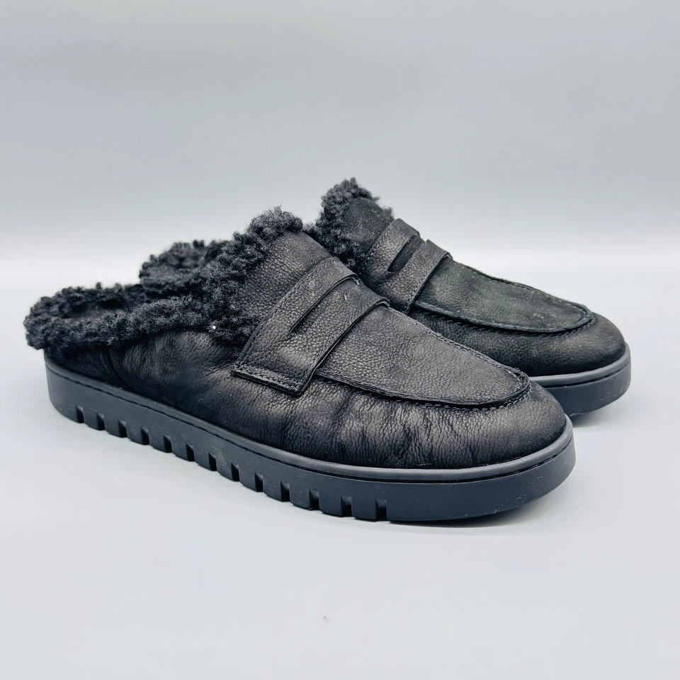 Vionic Zapatos Mujer 9 Negro Imitación Piel Uptown Mule Mocasín Sin Cordones Zuecos Zapatillas Foto 2 de 4