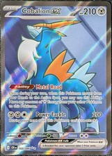 Cobalion ex 103/086 Chaos Rising Full Art Ultra Rare Pokemon NM