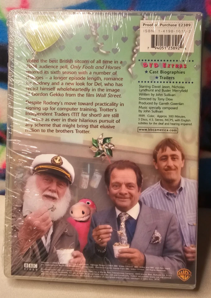 Only Fools and Horses - The Complete Series 6 (DVD, 1989) David Jason - Imagem 2 de 2