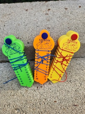 Saxon Math Learning Wrap Ups Multiplication, Addition, State Capital Key Vintage