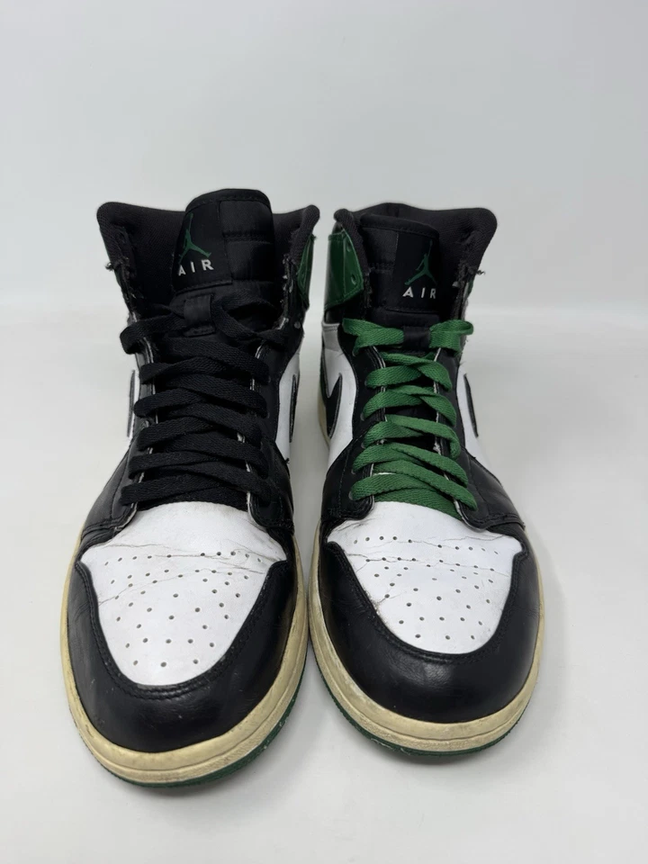 Nike Air Jordan 1 Retro High Boston Celtics 2009 Talla 8.5 Auténticas Usadas Raras Mj Foto 4 de 4