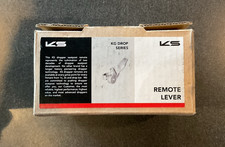 KS KG Drop 1.0 Dropper Post Remote Lever - 24.2mm Clamp, Alloy, Black