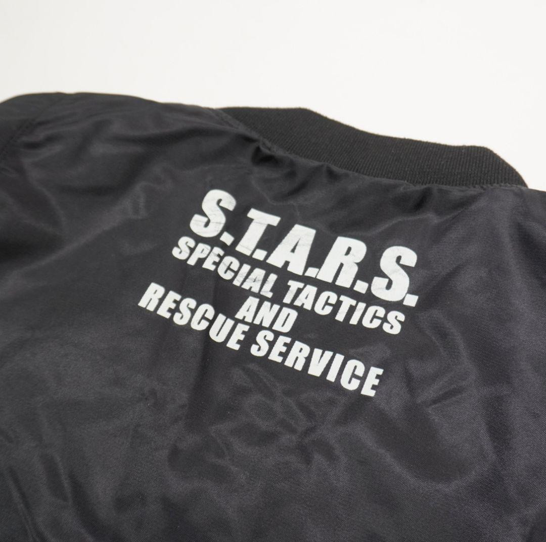RARE CAPCOM Resident Evil S.T.A.R.S Official MA1 Black SIZE