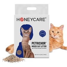 HONEY CARE Petrichor Mix Cat Litter I Tofu I Nature 6 Lbs, White