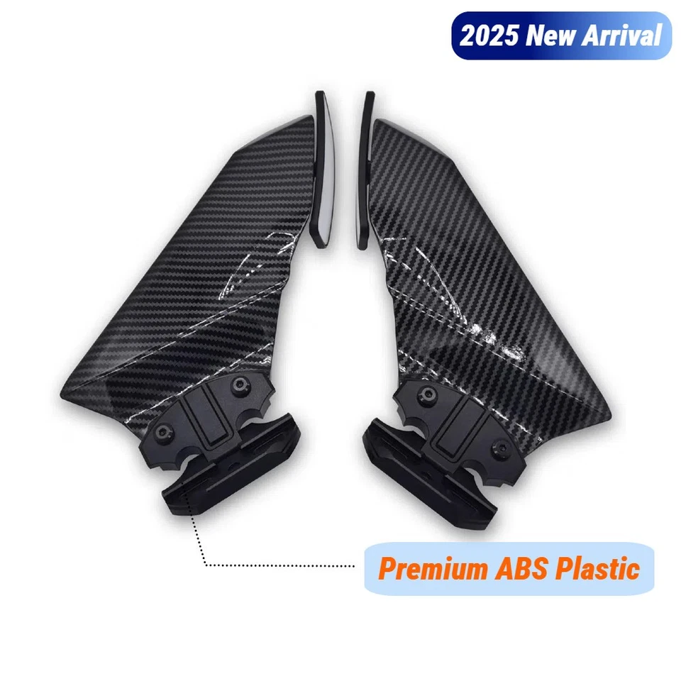 Espelhos retrovisores completos estilo fibra de carbono para Honda CBR1000RR 2006 2007 - Imagem 3 de 4