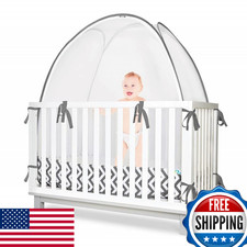 KinderSense  - Premium Baby Safety Crib Tent - Toddler Crib Topper to Keep Baby