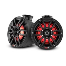 DS18 NXLPS6BK 6.5" Marine Pod Speakers with RGB LED - Black Pair 