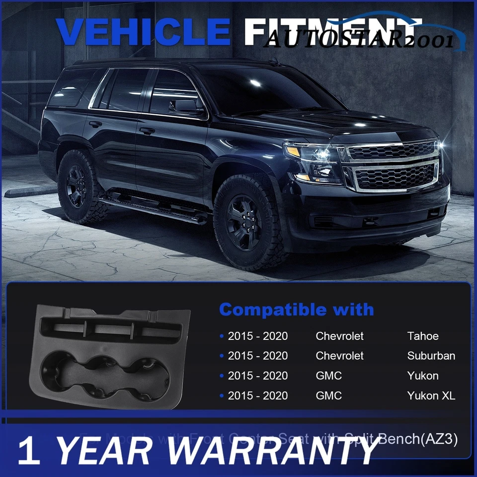 23362989 Front 3 Cups Holder Liner B147 Fits For Chevrolet GMC Cadillac NEW - Image 4 of 4