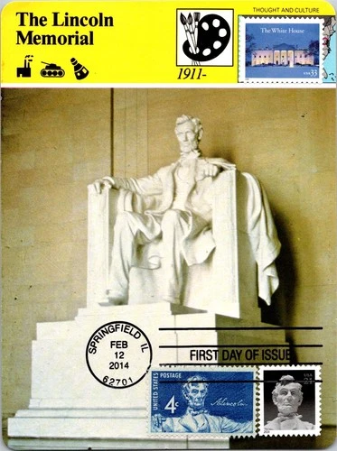 Dr Jim Stamps Maximum Card The White House Abraham Lincoln 2V Combo Fdc