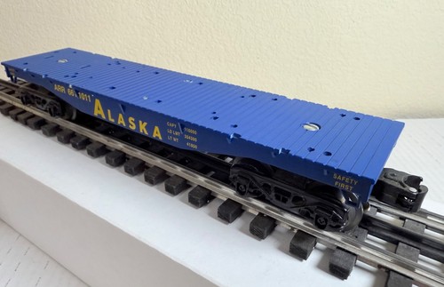 Used K-Line No. K661-1011 Alaska Flat Car - O Gauge - No Load FREE SHIPPING - Picture 9 of 12
