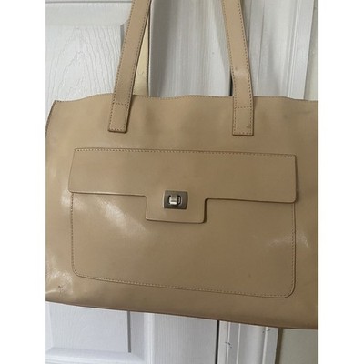 STRENESSE by Gabrielle Strehle Leather Doctor's Bag Ivory Bone Shoulder Purse