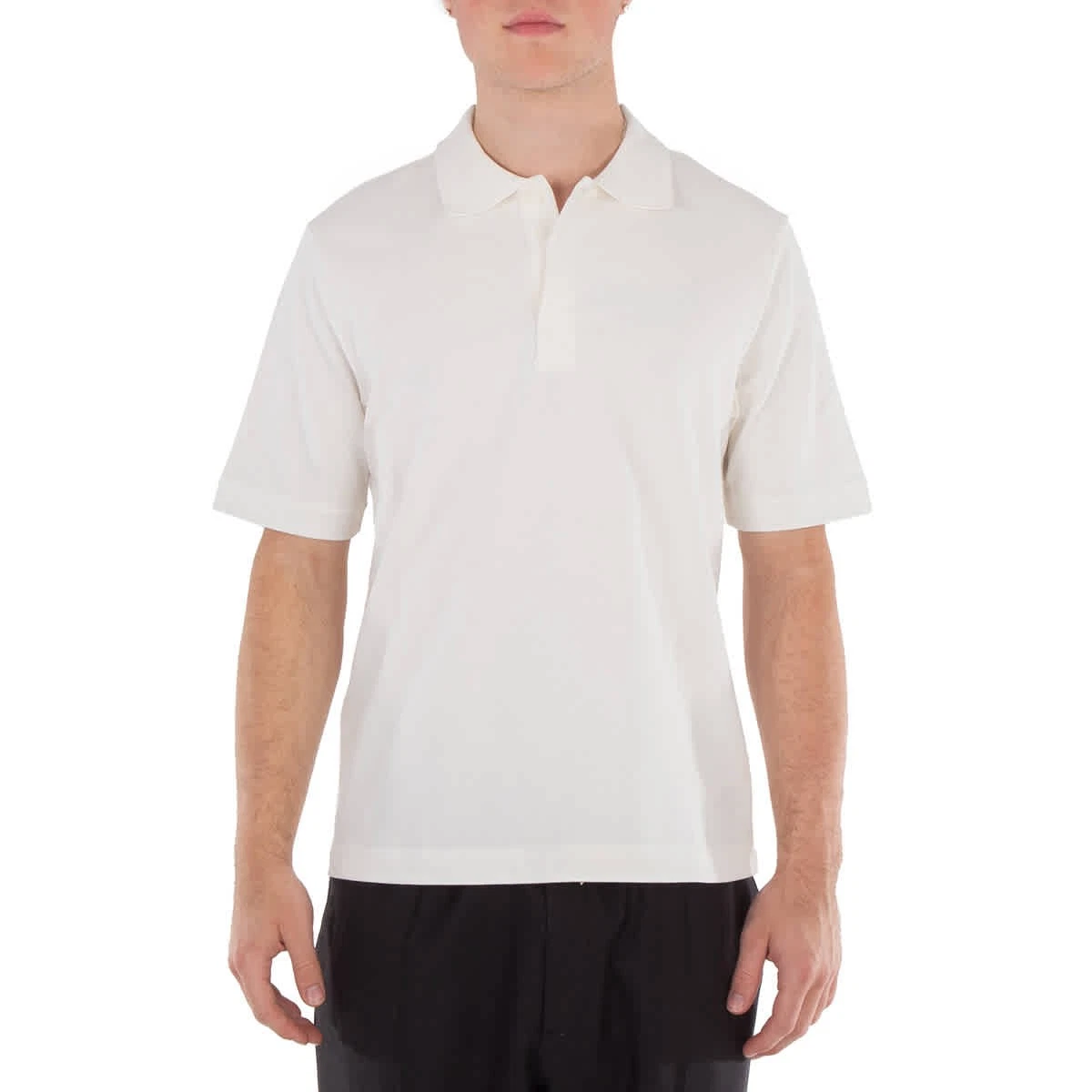 Burberry Striped Cotton Polo Shirt