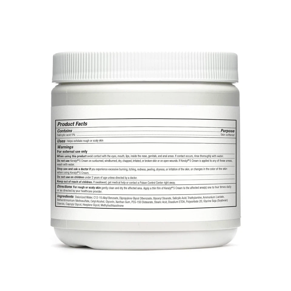 Paquete de 2, crema para psoriasis Karalyt 5 - loción corporal exfoliante con ácido salicílico 5% Foto 3 de 4