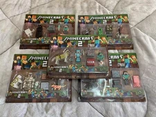 Large Minecraft Action Figures Set With Box