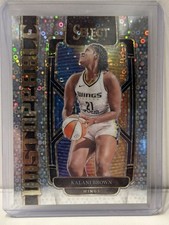 2024 Panini Select WNBA Unstoppable 73/75 White Disco Kalani Brown Mercury Wings