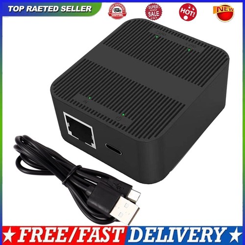 Netzwerkkabel Splitter 1 bis 2 Gigabit Netzwerk Switch 1000Mbps für Desktop TV Box