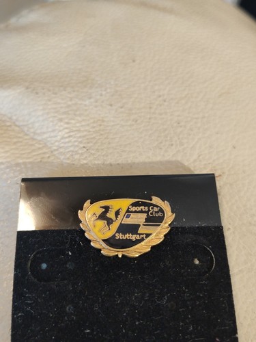 ENAMEL GERMAN SPORTS CAR CLUB STICK PIN VINTAGE - Picture 5 of 5