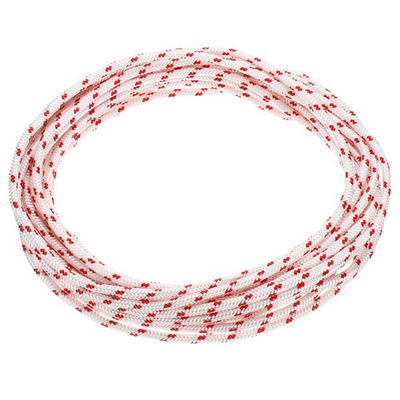 #ad Recoil Starter Rope Pull Cord 5mm Dia 10m 33ft Pull Cord Red and White $20.69