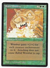 Magic the Gathering ~ MTG ~ 1x Rabid Wombat ~ LEGENDS ~ M/NM