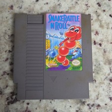 Snake Rattle 'n' Roll (Nintendo Entertainment System, 1991) Authentic Tested!