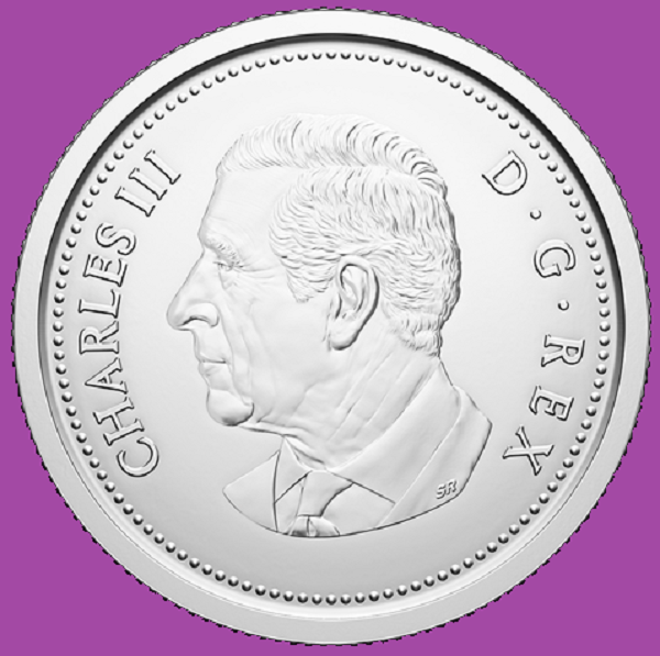2026 Canada Twenty-Five Cents King Charles III Coin. Mint UNC