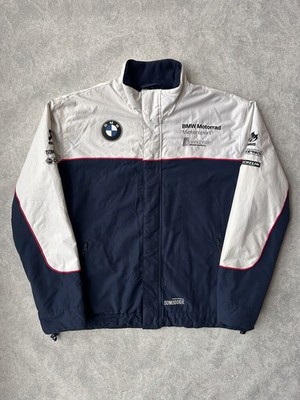 BMW Motorrad Racing Team Bomboogie White Jacket Mens Size XL