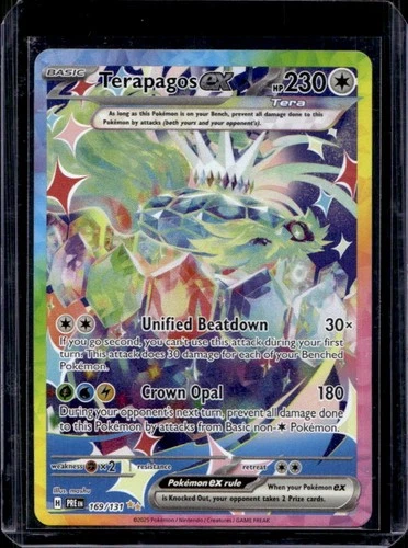 2025 Pokemon Prismatic Terapagos ex Special Illustration Rare #169/131