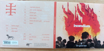INCENDIUM - DER GANZE REST - FLOTTE DEUTSCHE TANZMUSIK - CD 2023 - GRATISVERSAND