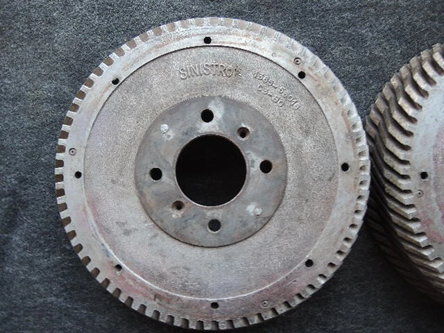 ALFA ROMEO GIULIETTA USADO ORIGINAL PAR DE TAMBORES DE FRENO DELANTEROS de aluminio con aletas Foto 4 de 4