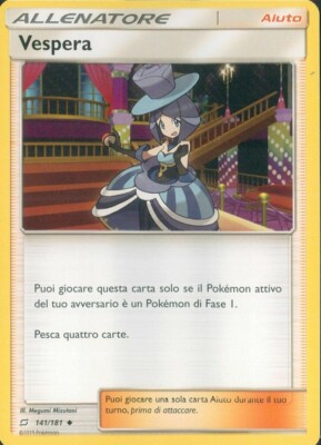 POKEMON KARTE 2019 - TEAM SPIEL 141/181 VESPER - MINT, NEU, ZEITSCHRIFT