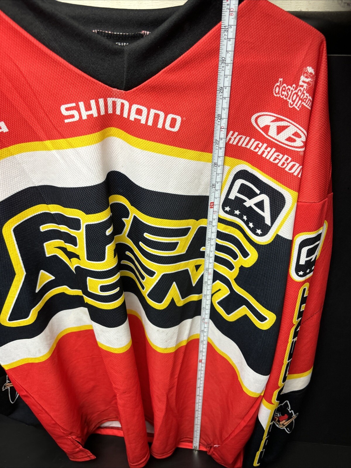 NOS (L) Free Agent Knucklebone Bicycle Factory Team Racing Jersey Bmx GT Mini SE