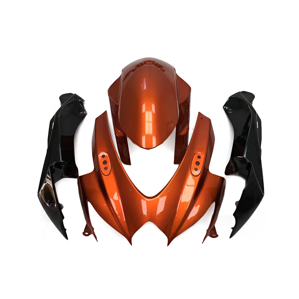 Orange Black Fairing Kit For Suzuki GSXR600 GSXR750 2008 2009 2010 K8 Bodywork - Image 3 of 4