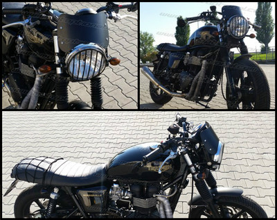CAFE RACER Windschutzscheibe für Triumph Bonneville - Cafe Racer