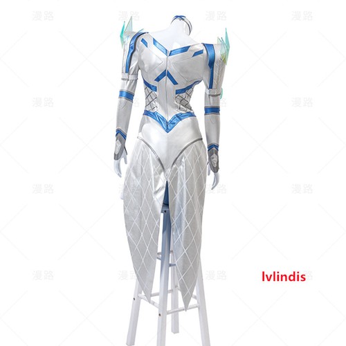 Marvel Rivals Blanco Reina Emma Grace Frost Juegos con disfraces Body Niñas Disfraz Conjunto - Imagen 7 de 8