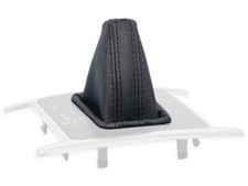 SCHALTMANSCHETTE FUR VW AMAROK DSG automatik 2010-2020 SCHALTSACK LEDER SCHWARZ
