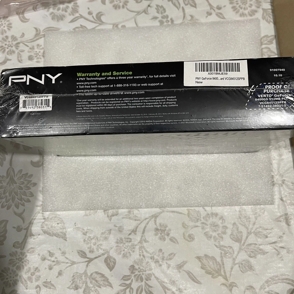 PNY GeForce 8400GS VCG84512SPPB 512MB Graphics Card NVIDIA - Image 3 of 3