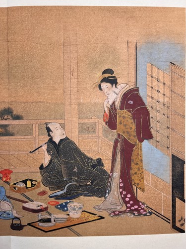 Japanese Woodblock Print “Danjo Enraku-zu”Torii Kiyonaga Ukiyo-e Ha Gashu No.90 - Picture 2 of 12