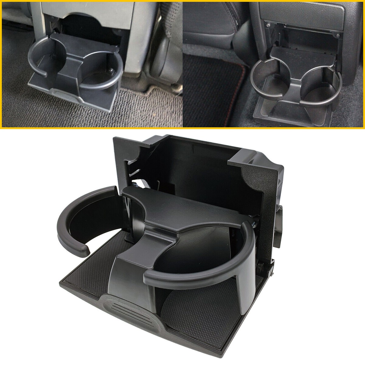 Fits Rear Seat Center Console Cup Holder for Nissan Pathfinder