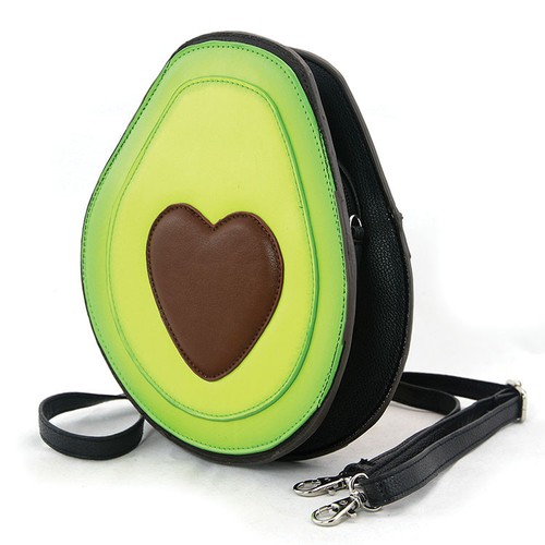 Similpelle Nuovo Borsa Tracolla Cuore A Verde Un Hanno