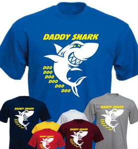 daddy shark doo doo shirt